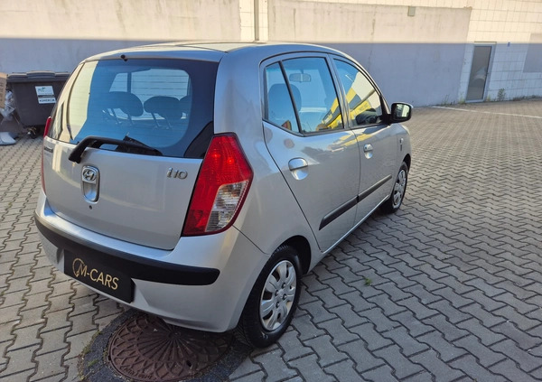 Hyundai i10 cena 11200 przebieg: 153449, rok produkcji 2008 z Zabrze małe 154